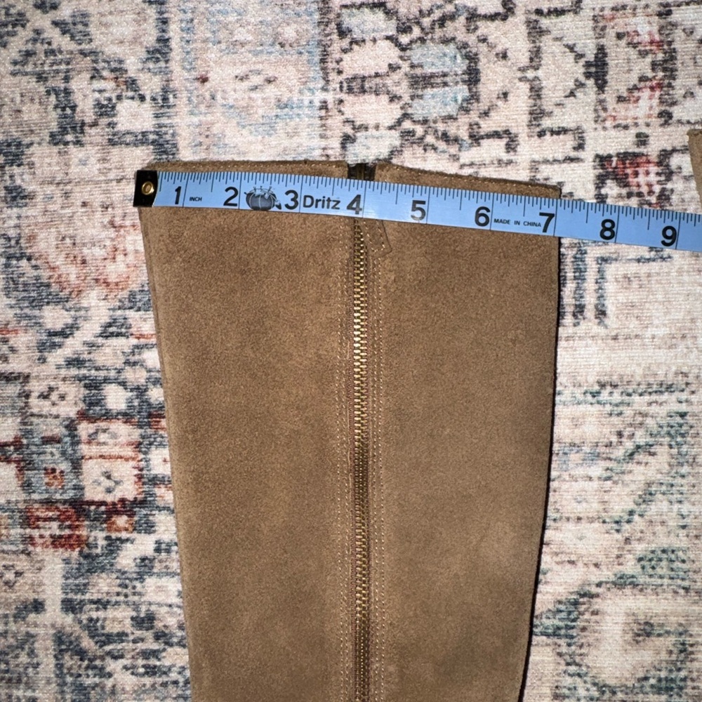 Franco Sarto Osteria Suede Wedge Knee Boots - Picture 6 of 8